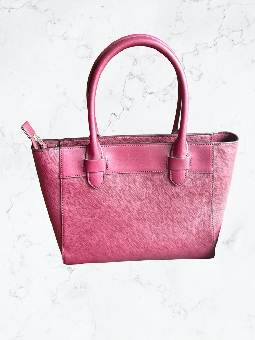 kate spade Melanie Cranberry Saffiano Leather Tote Bag